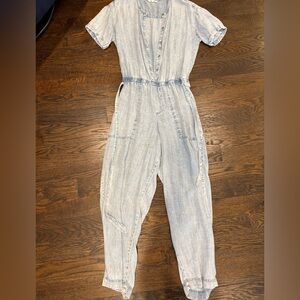 Splendid Bleached Indigo Ray Jumpsuit